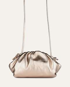 Bambie Cross Body Bag Gold Leather