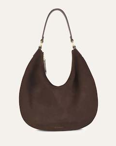 Margo Shoulder Bag Bitter Choc Suede