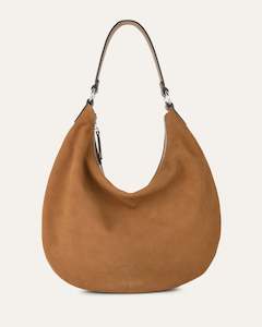 Margo Shoulder Bag Biscuit Suede