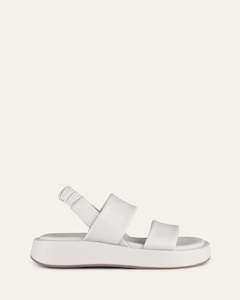 Back In Stock 1: DANA FLAT SANDALS BONE LEATHER