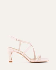 Jockey High Heel Sandals Soft Pink Leather