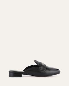 Sale Flats: DORIA LOAFERS BLACK LEATHER