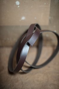 Split Cowhide Leather Strapping 1/2" $19.00 NZD