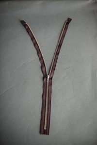 YKK Zip 36cm/14" Closed end. Brown - $7.50 NZD