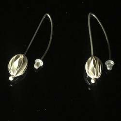 Nature: Nature pod drop earrings