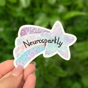 Neurosparkly | Vinyl, Laminated Sticker