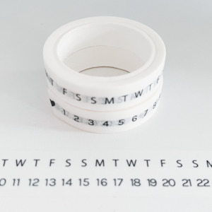 Horizontal Habit Builder | Thin Washi Tape Pack