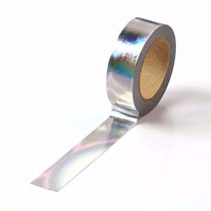 Internet only: Silver Holographic Foil | Medium Washi Tape