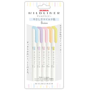 Zebra Mildliners Yasashi Pens | Light Blue Pack