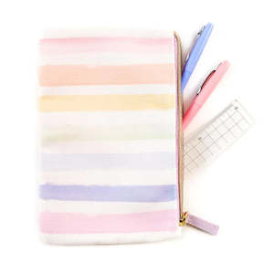 Happy Planner Classic Banded Pen Pouch | Pastel Rainbow