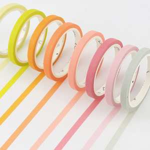 Solid Colours | Thin Washi Tape