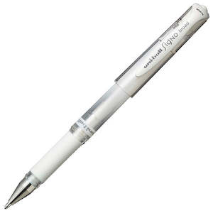 Uni-Ball Signo White Gel Pen | Single 1mm