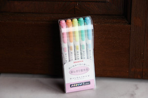 Zebra Mildliners Pastel Pens | Pink Pack