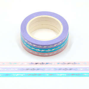 Foil Heart Totem | Thin Washi Tape Pack