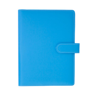 Internet only: Loose Leaf 6-ring Binder A5 Planner Cover | Azure Blue