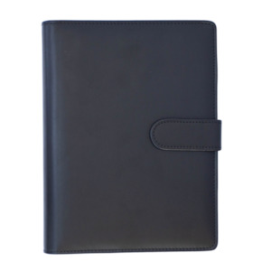 Loose Leaf 6-ring Binder A5 Planner Cover | Satin Black