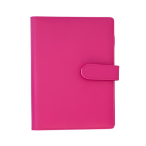 Loose Leaf 6-ring Binder A5 Planner Cover | Barbie Pink