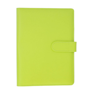 Loose Leaf 6-ring Binder A5 Planner Cover | Lime Green