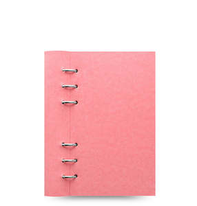 Filofax Clipbook Loose Leaf Notebook | Personal Rose