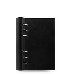 Filofax Clipbook Loose Leaf Notebook | Personal Black