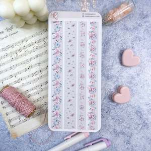 Rose K Paper Co Decorative Stickers  | AVALYN Floral Washi