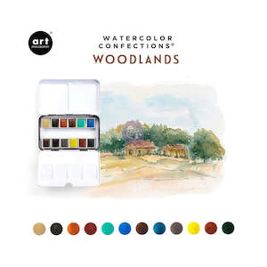 Internet only: Watercolour Confections 12 Pan | Woodlands