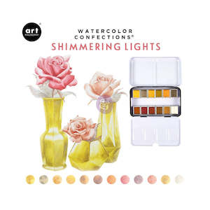 Watercolour Confections 12 Pan | Shimmering Lights