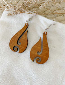 Earrings - Mako Design - Hei Marae