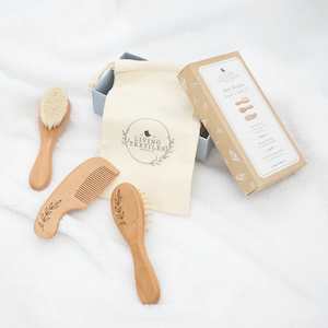 Gift: Baby Wooden Brush & Comb Set