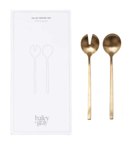 Gift: Salad Servers - Bailey & Grey