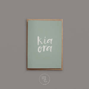 Greeting Card - Kia ora (Hello, Best Wishes, Good Luck)