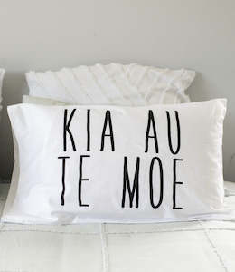 Gift: Pillow Case - Single - Kia Au Te Moe (Restful Slumber)