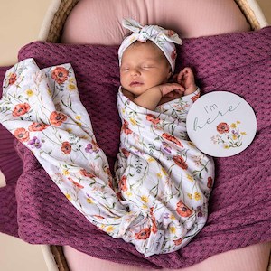 Organic Muslin Wrap - Snuggle Hunny -