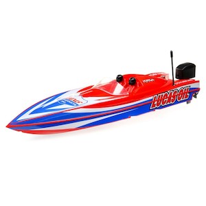 Power Boats: Lucas Oil 17-inch Power Race Deep V w/SMART Charger & Battery:RTR by Pro Boat