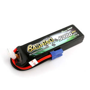 Batteries Chargers And Checkers: Gens Ace 5000mah 3S 11.1v 60C Lipo Battery Pack with EC5 Plug-Bashing Series 135x43x25mm 337g by Gens Ace