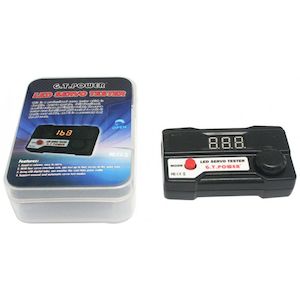 Batteries Chargers And Checkers: LED Servo Tester. Four port servo interface, LED digital display, real-time pulse width, manual & automatic servo test modes. Black Case.