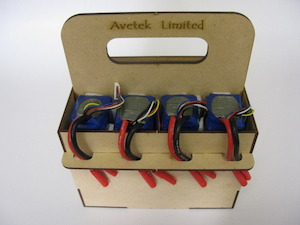 Batteries Chargers And Checkers: Battery Carry Box for up to 8 Lipo Batteries