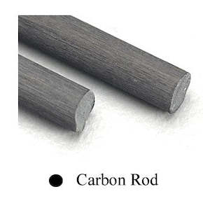 MIDWEST CARBON FIBRE ROD #5803 3.2 X 1016mm