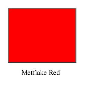 Covering Materials: SOLARTRIM METAL FLAKE RED 12 X 36"