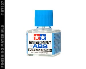 Glues Dopes 1: TAMIYA CEMENT FOR ABS * REPLACES PLASTRUCT PPC-2 40ml