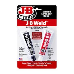 Glues Dopes 1: J-B WELD ORIGINAL COLD WELD STEEL REINFORCED EPOXY 56g (2oz)