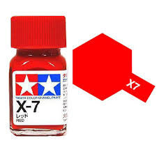 TAMIYA ENAMEL GLOSS RED 10ml X-7