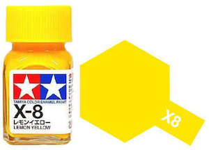 Paint 1: TAMIA ENAMEL GLOSS LEMON YELLOW 10ml X-8