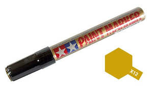 TAMIYA ENAMEL PAINT MARKER GOLD LEAF X-12