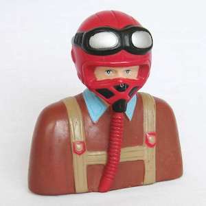 WORLD MODELS AIR FORCE PILOT 103mm RED/BROWN