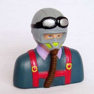 Pilot Figures 1: WORLD MODELS AIR FORCE PILOT 86mm Aluminium/Grey