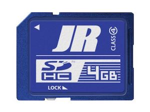 JR SD MEMORY CARD 4G JR-SDM4G