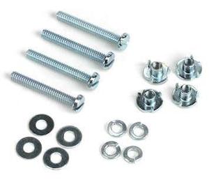 DUBRO MOUNTING BOLTS & CAPTIVE NUTS 3-48 x 3/4" (4)