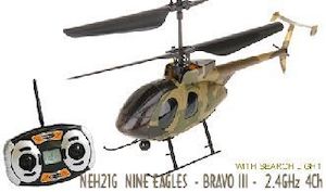 Drones And Helicopter Kitsets And Ready To Fly: NINE EAGLES BRAVO 111 2.4 GHZ