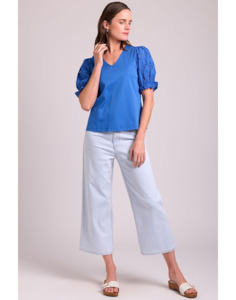 Clothing: 7/8 Wide Leg Jean